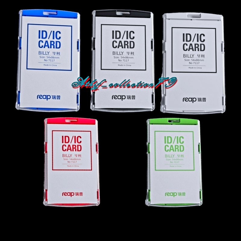 

Tempat Id Card Akrilik Holder Id Card Acrylic Transparan Vertikal Potrait