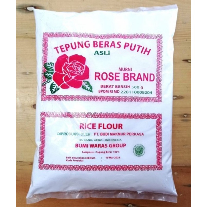 

Tepung beras rosebrand 500 gram