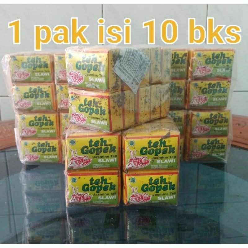 

Teh Tubruk Teh Gopek Super Premium Slawi Tegal isi 9g x 50 pcs