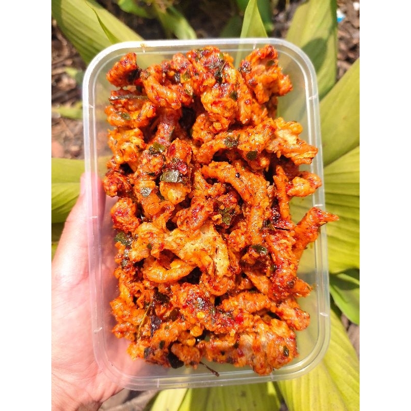 

usus crispi pedas daun jeruk 100 gram