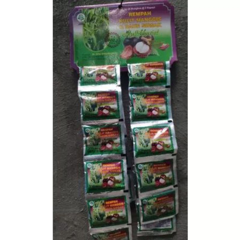 

jamu rempah kulit manggis daun sirsak