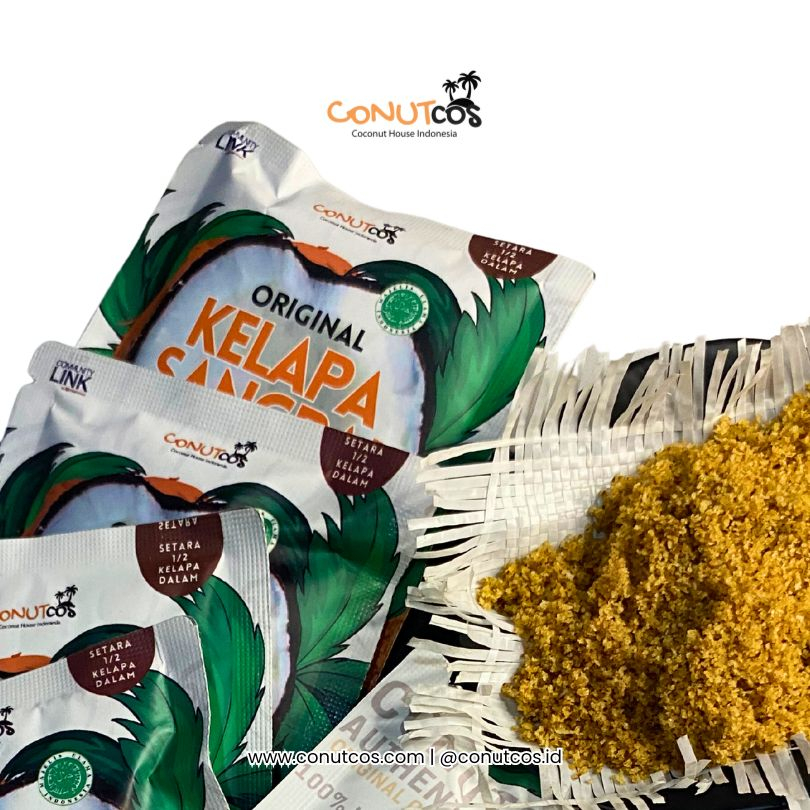 

Original Coconut Roasted Kelapa Sangrai Asli Kemasan Sachet 30g Makassar