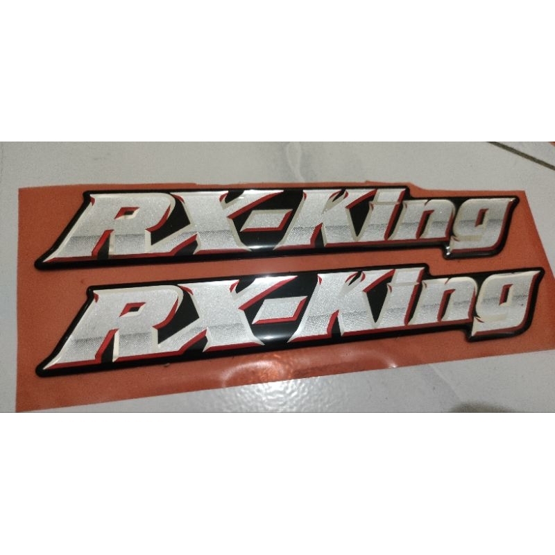 Stiker Logo Tangki Rx king Rxking tahun 2002 _ 2003 Original