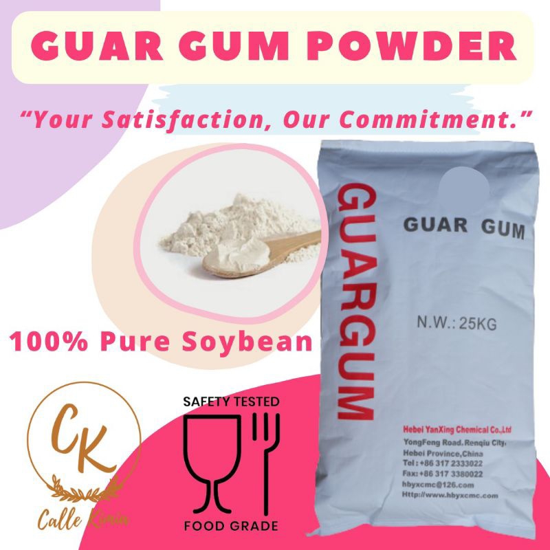 

jual Guargum 100gr bahan pengental food grade original