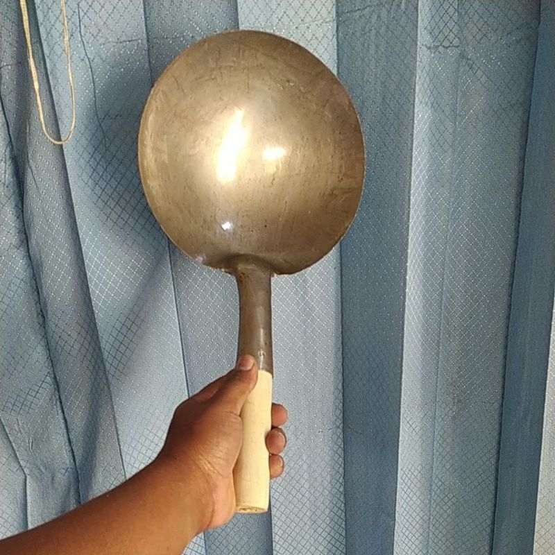Ciduk besi beras Gayung Beras alat mengambil beras dari plat besi tebal bisa buat ambil Kacang-kacan