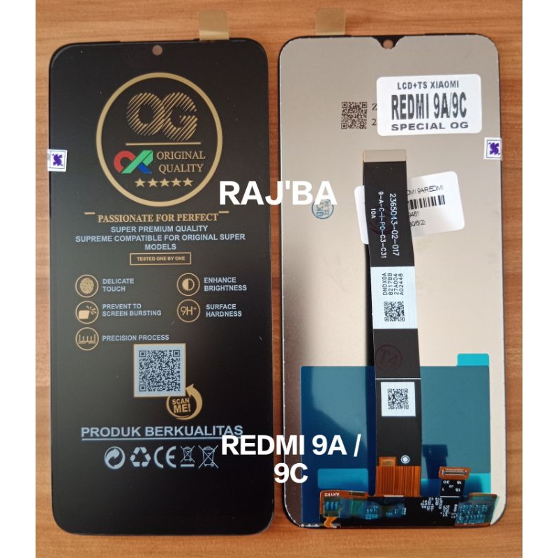 LCD LAYAR HP REDMI 9A 9C GRADE A KWALITAS ORIGINAL