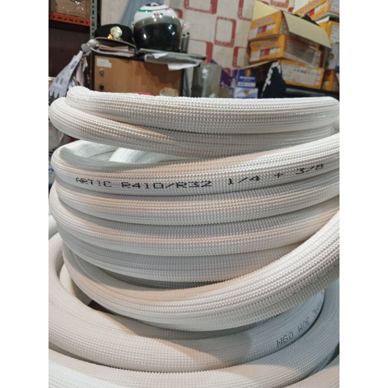 pipa ac artic 1/4 & 3/8, untuk ac 1/2pk- 1pk tebal pipa 0.5mm , harga permeter