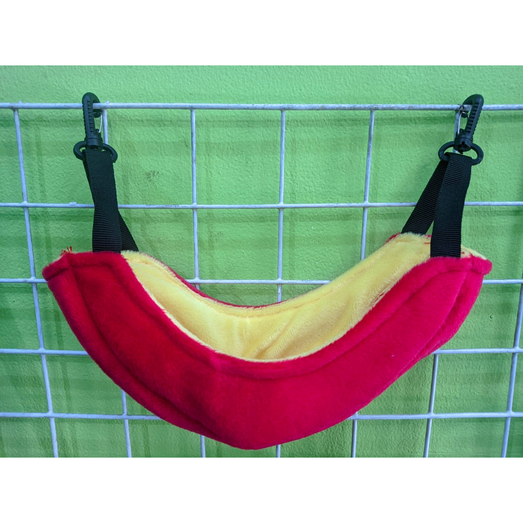 ADEWAP Sleeping Pouch Bentuk Kora Kora Aksesoris Tempat Tidur Sugar Glider