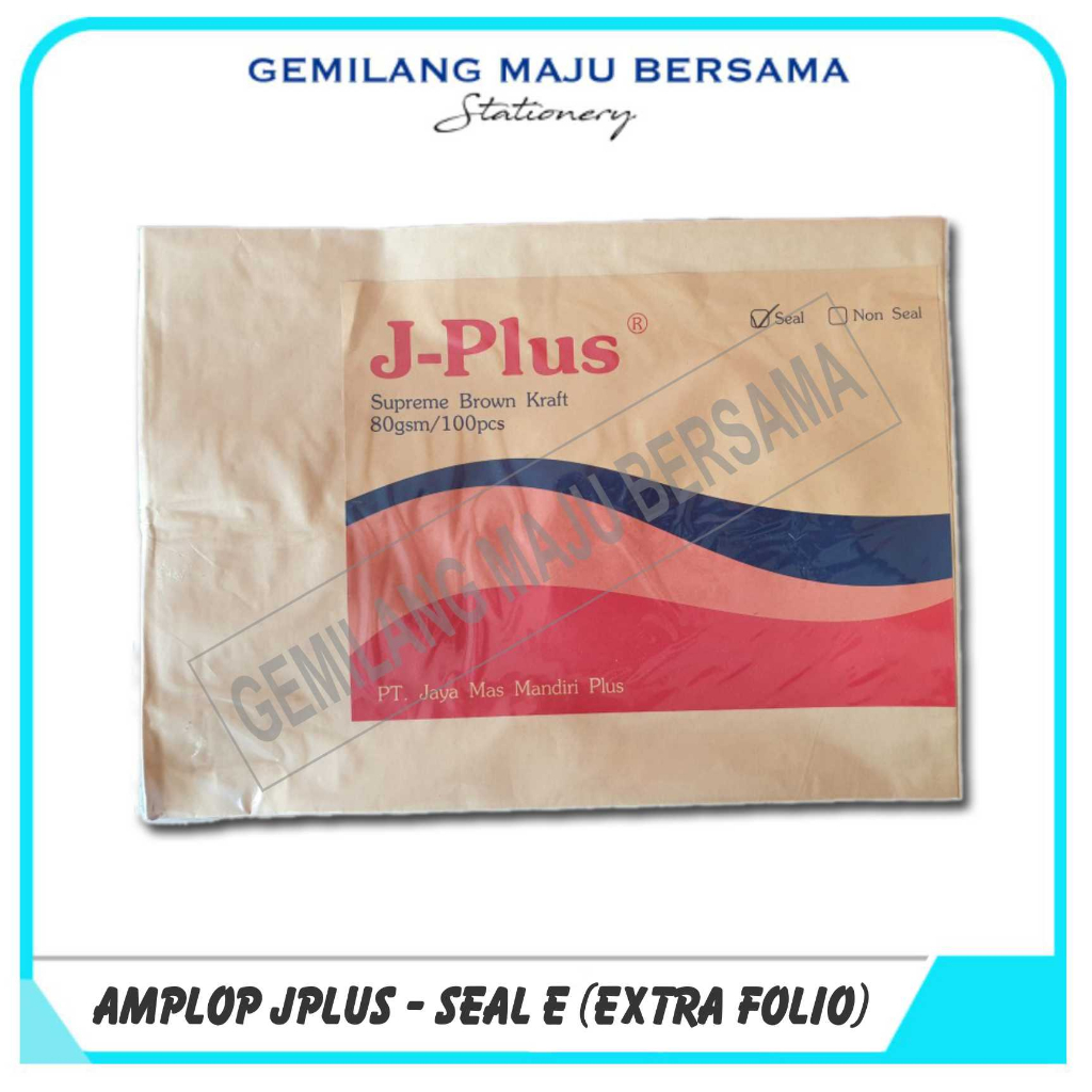 

Amplop Coklat kraft / Samson JPLUS + SEAL E (EXTRA F4) 29x39 CM