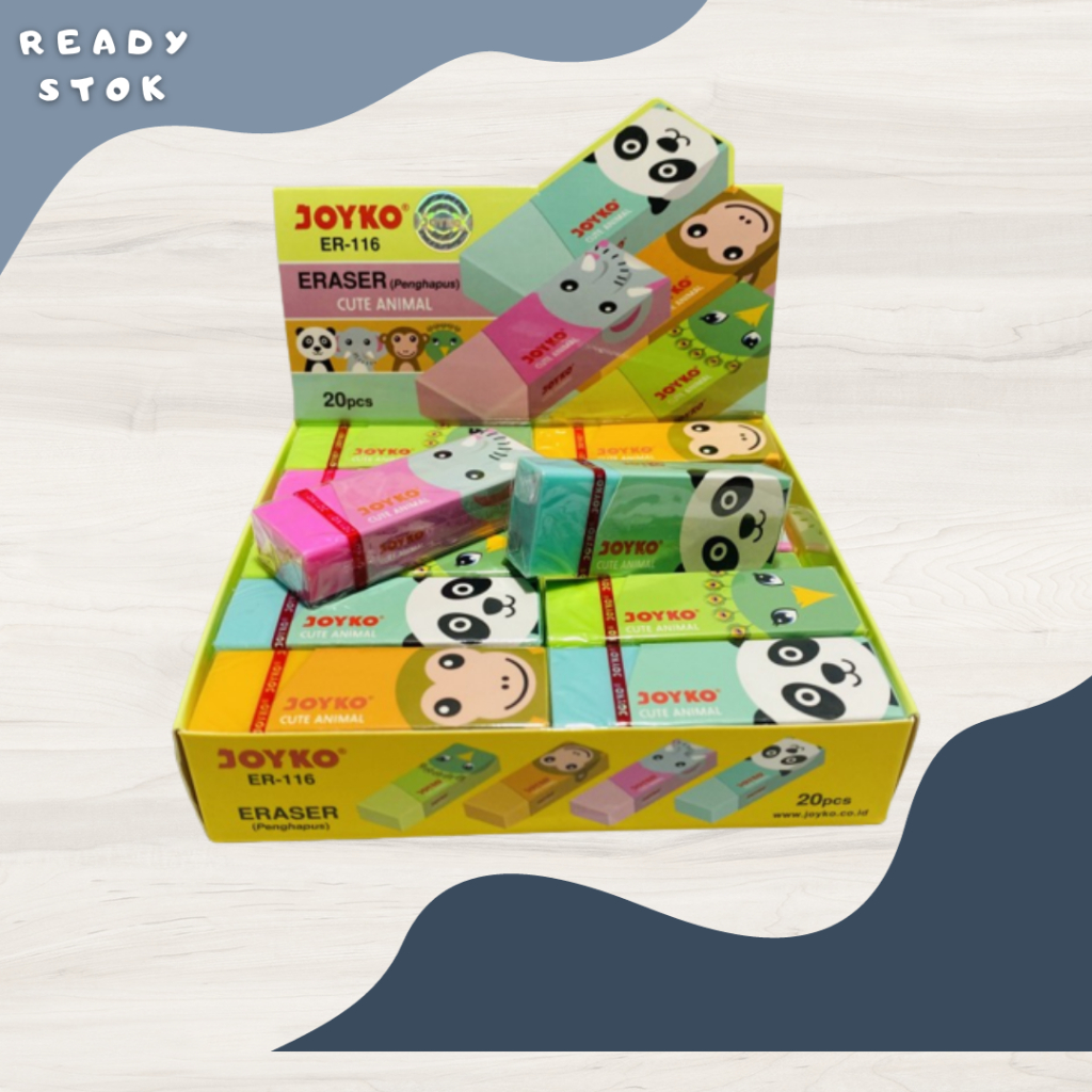 

Penghapus Pensil / Eraser / Penghapus ER-116 / ER116 Karakter Joyko (PCS)
