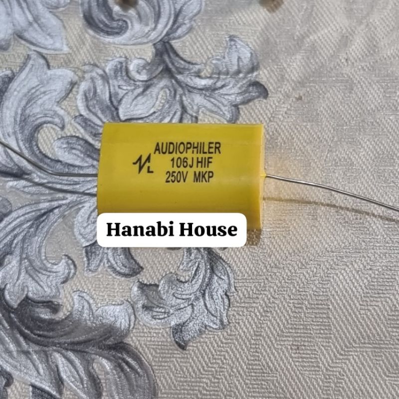 Capasitor MKP Kuning 10uf / 106J 250V Audiophiler Kapasitor