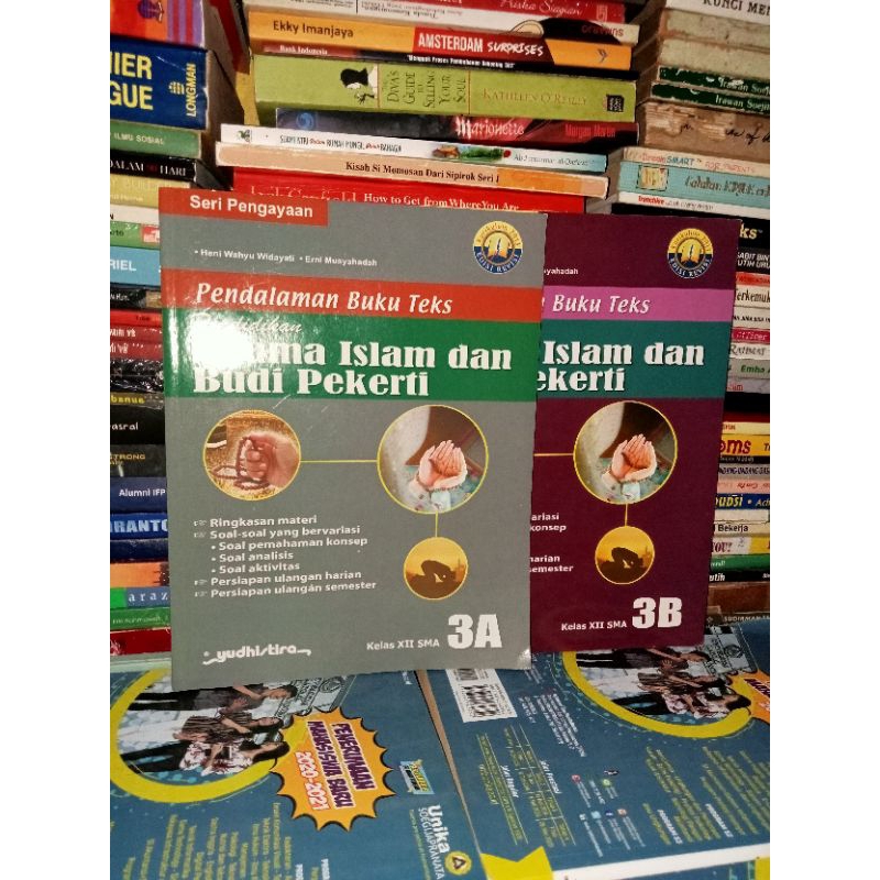 original paket pendalaman buku teks pendidikan agama Islam dan budi pekerti 3A 3B kelas 3 SMA - Yudhistira