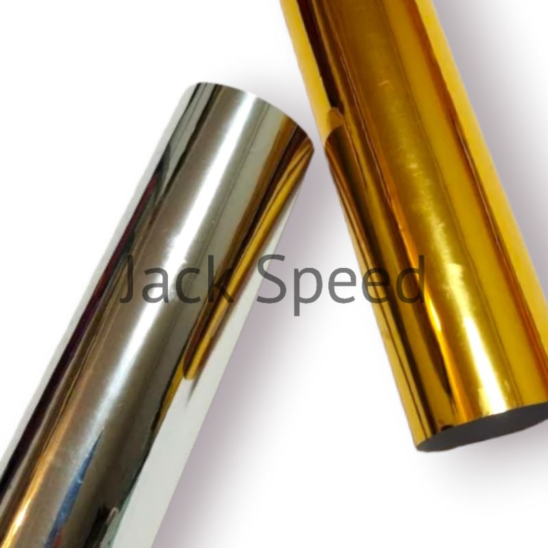 SKOTLET STIKER GOLD CHROME SILVER CHROME