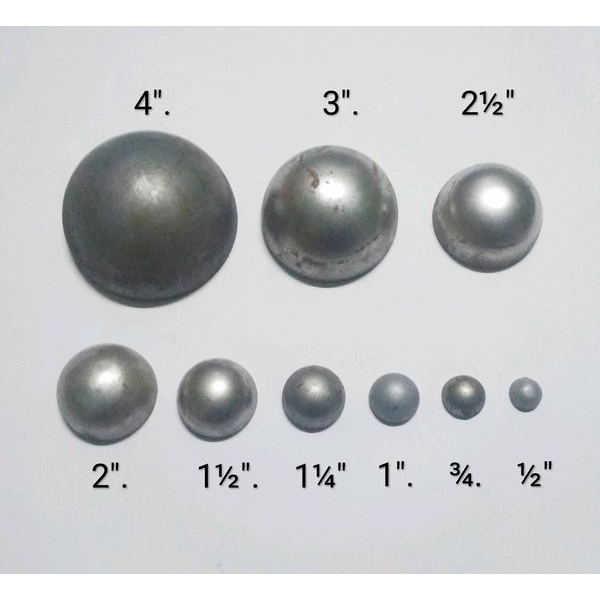 BATOK BESI TUTUP PIPA / BATOK BESI ORNAMEN TRALIS PAGAR (4" STAINLESS)