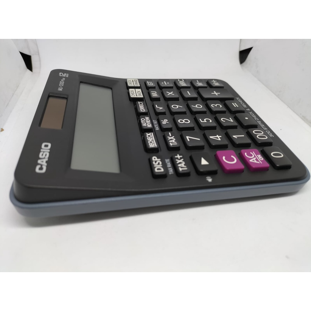 

Kalkulator Meja CASIO MJ-120D Plus-BK Office Desktop Check & Correct Series Calculator 120 D