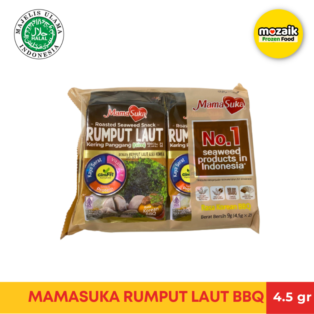 

Mamasuka Rumput Laut BBQ 4.5gr Frozen Mart Frozen Food Palembang