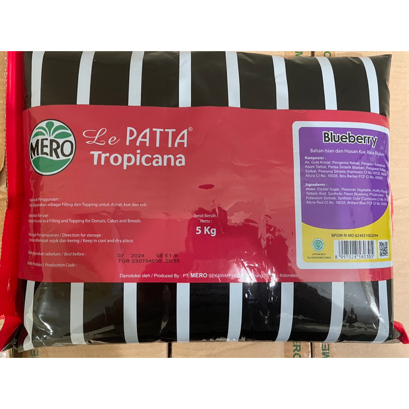 

[LEPATTA TOPKITA] Selai Blueberry Kemasan 5Kg