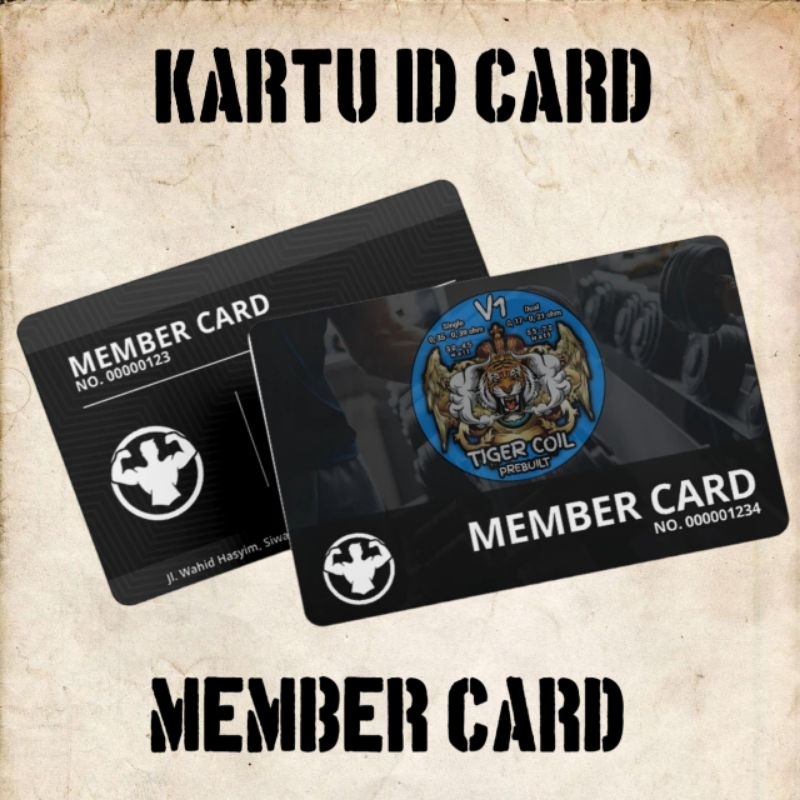 

ID CARD MEMBER TIGER V1