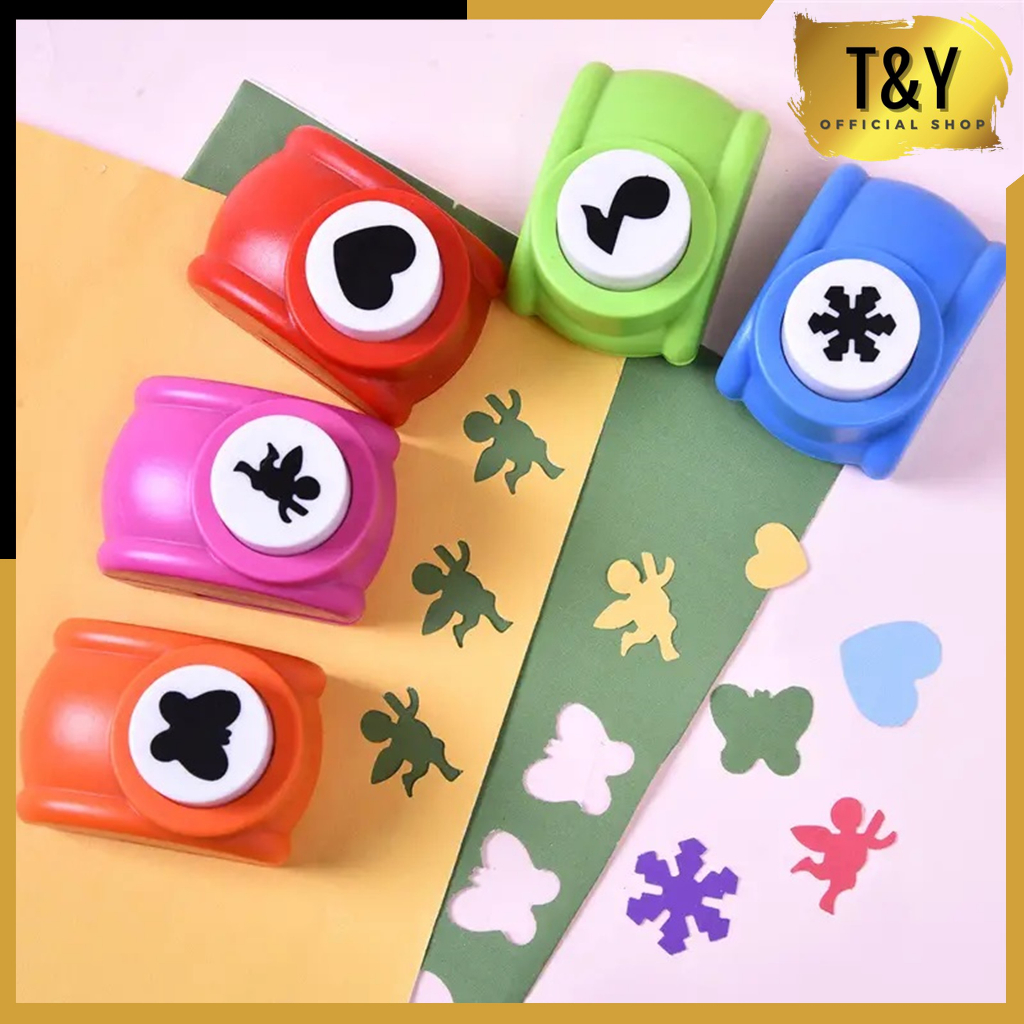 

T&Y Pembolong Kertas Mini DIY Berbagai Cetak Bentuk Love Hewan Lucu Paper Cutting Embossing Craft Puncher Cetakan Pemotong Nori Puncher Bento Alat Pemotong Rumput Laut Kertas Scrapbook Paper Punc Bentuk Bintang