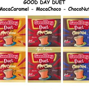 

Good Day Kopi Instant 3 In 1 Duet 110gr (5 sachet @22gr)