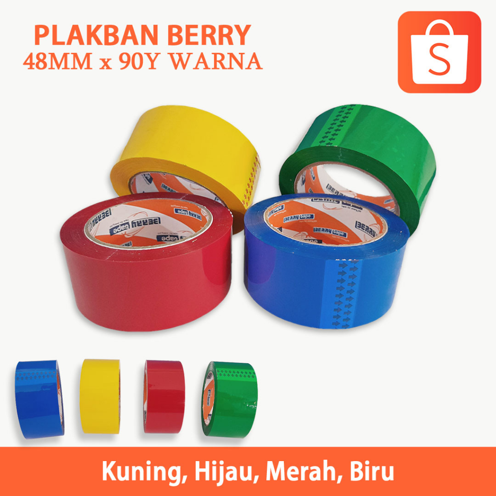 

Lakban Berry 48mm X 90y Warna Trans (50mic)