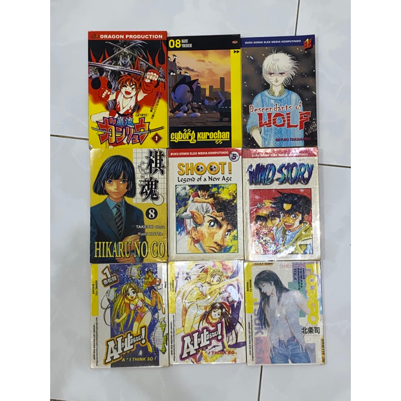 KOMIK JADUL OBRAL MURAH - GINRYU CYBORG KUROCHAN DESCENDANTS OF WOLF HIKARU NO GO SHOOT LEGENDS OF A