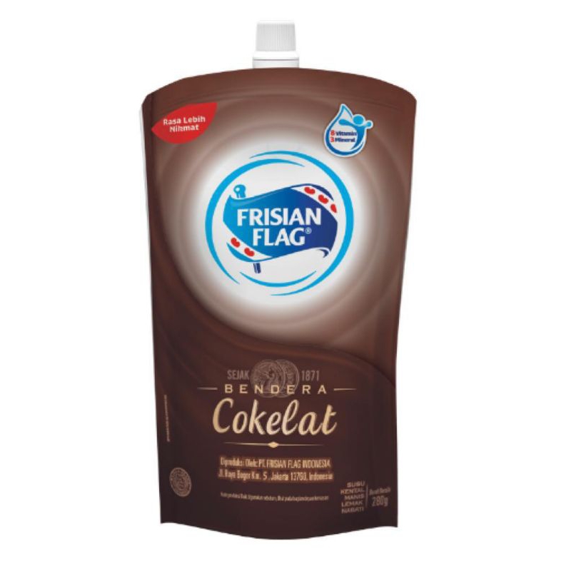 

Frisian flag bendera kental manis cokelat 280 gr