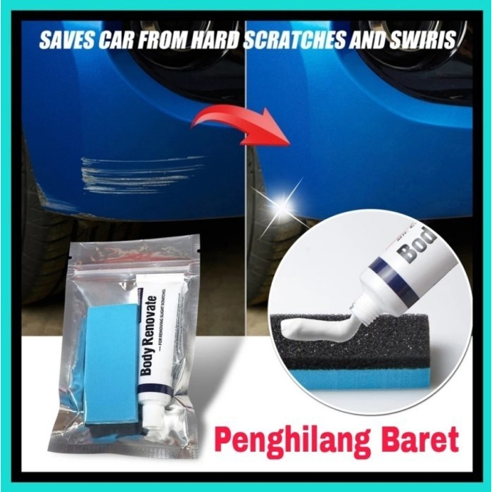 Body Compound Obat Penghilang Baret Lecet Halus Mobil Polish Wax MC308 Image 2