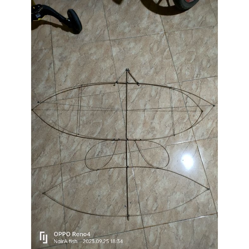 kerangka layang layang pesawat