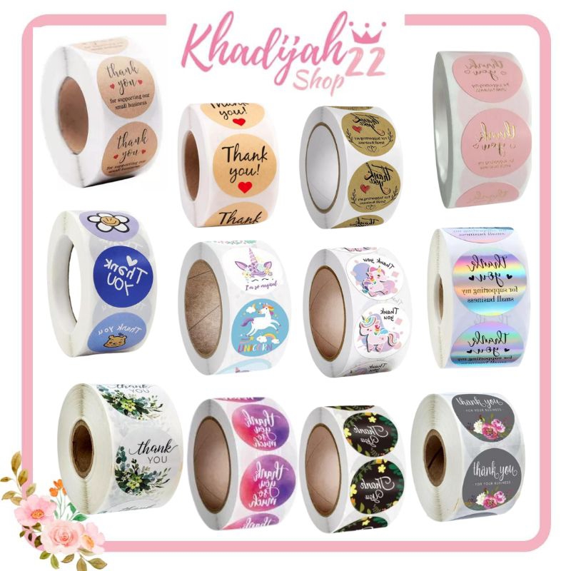 

Stiker Thank You 500pcs TERMURAH!!! Part 2