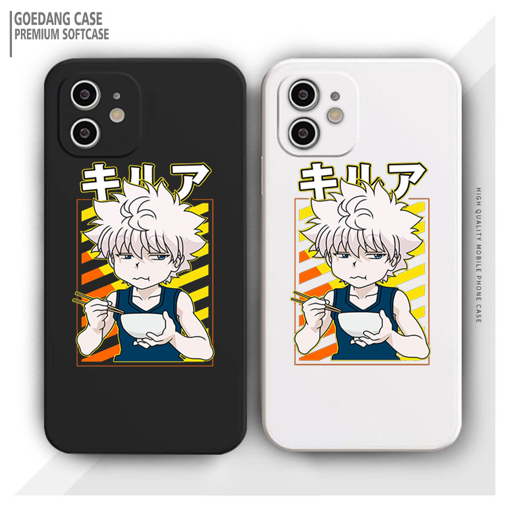 Case Anime Killua Poco X3 NFC M3 M3PRO M4 M4PRO M5 C40 X5 F5 Pelindung Hp dilengkapi camera protekto