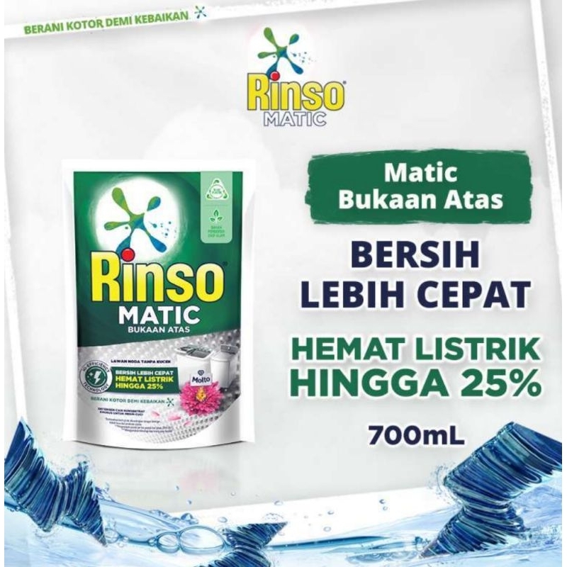 Rinso matic Top load 700ml