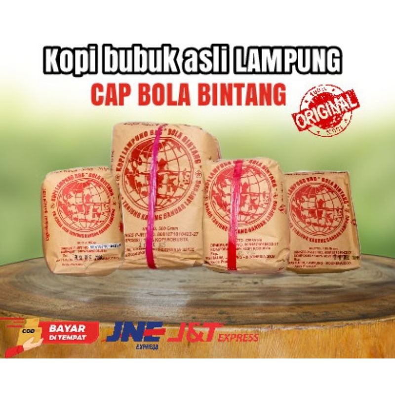 

Kopi bubuk LAMPUNG cap BOLA BINTANG