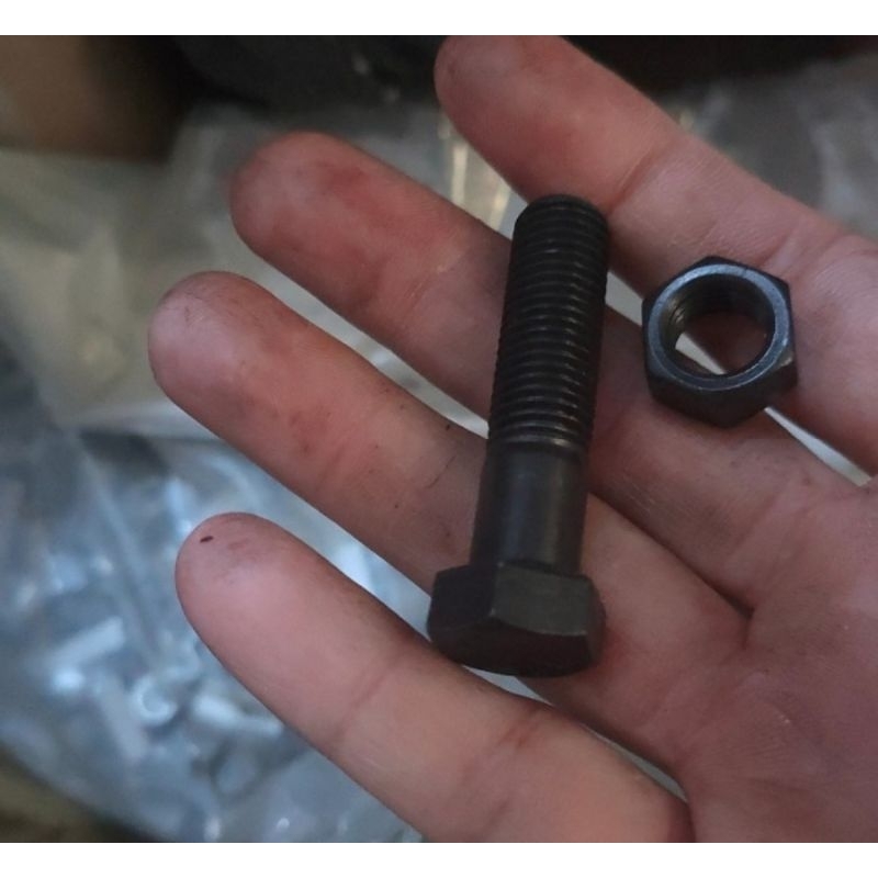 baut mur baja drat halus m10x40 kunci 14 1.25 baja / baut mur baja drat halus m10x40 kunci 14 drat p