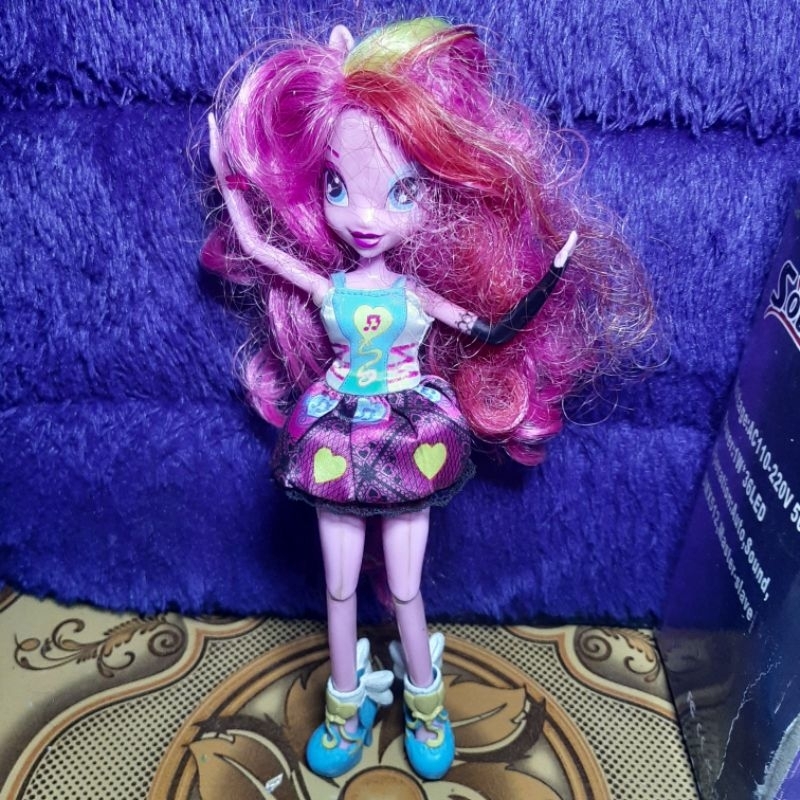 My Little Pony Pinkie Pie Singing Doll Equestria Girls Rainbow Rocks. boneka my little pony