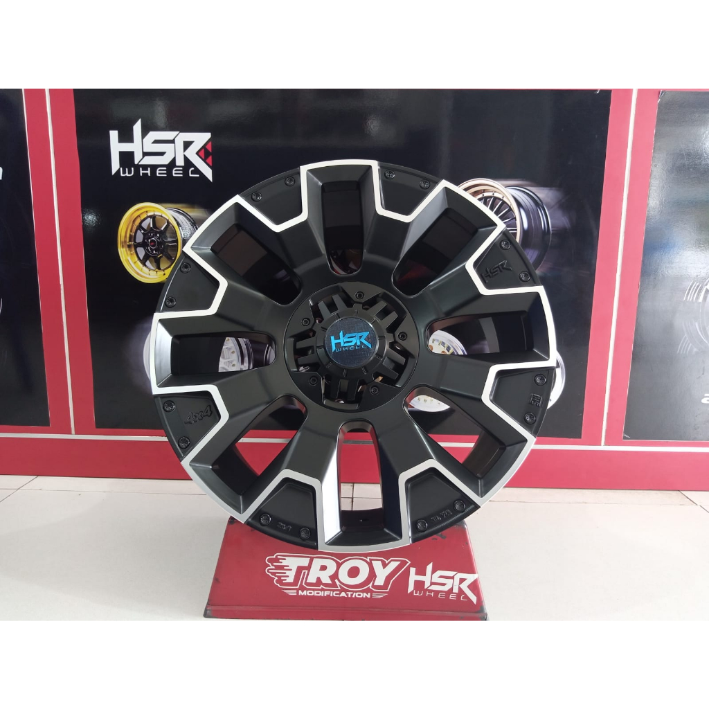 Velg Mobil Racing Ring 20 Innova,Terios,Crv,Hrv Velg HSR DOLASI 8041 Free Ongkir
