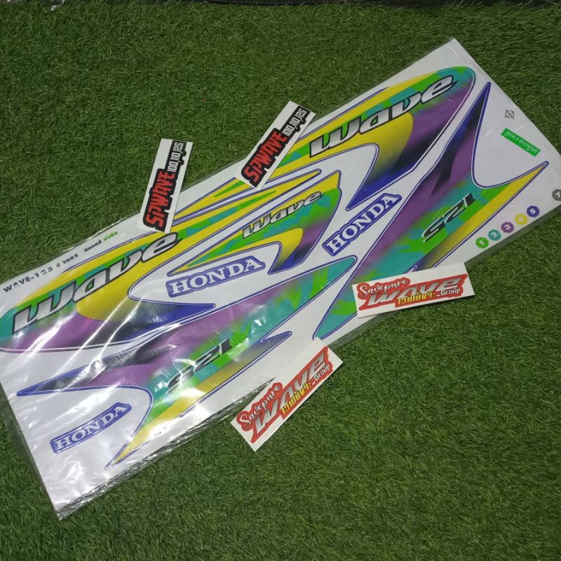 Striping Wave 125 Bahan Kodak Paper Original Thailand Wave 125 Karisma Bagol