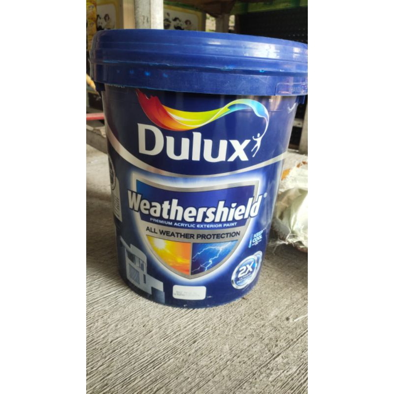 CAT DULUX EKSTERIOR WEATHERSHIELD 20LT . CAT DULUX ABU 1 PAIL ORI .CAT DULUX 25KG