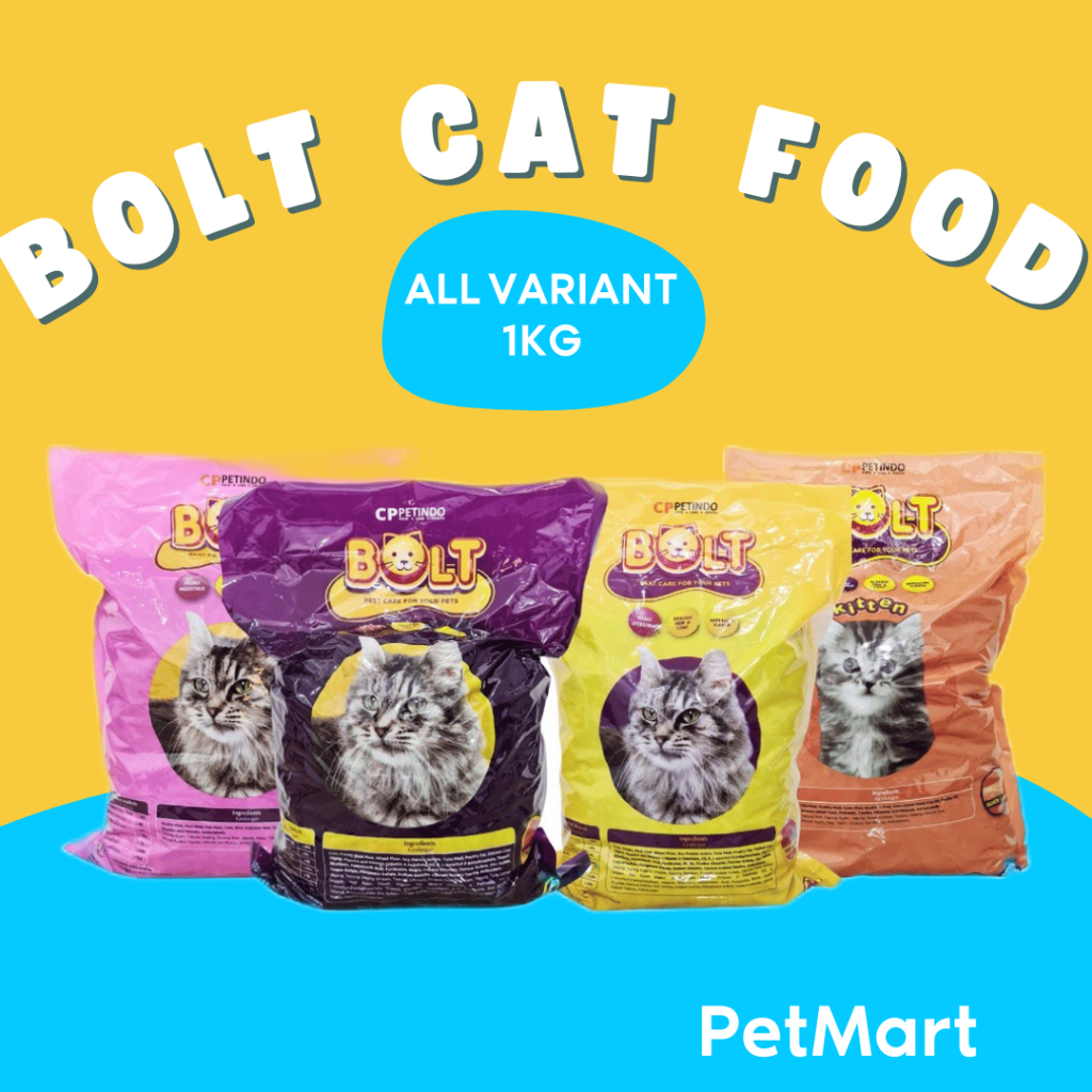Bolt Tuna Bolt Makanan Kucing 1KG Bolt Cat Food 1KG Makanan Kucing Kering 1KG