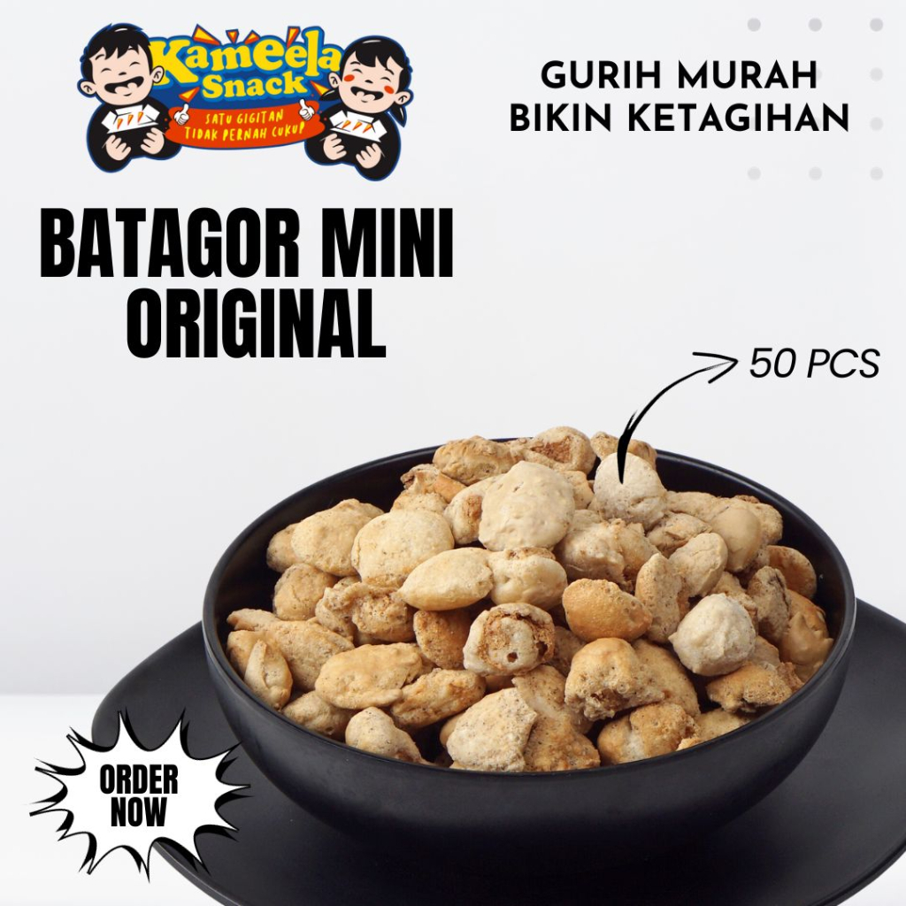 

Kameela Snack Batagor Mini Kecil Original isi 50 Pcs / Bks