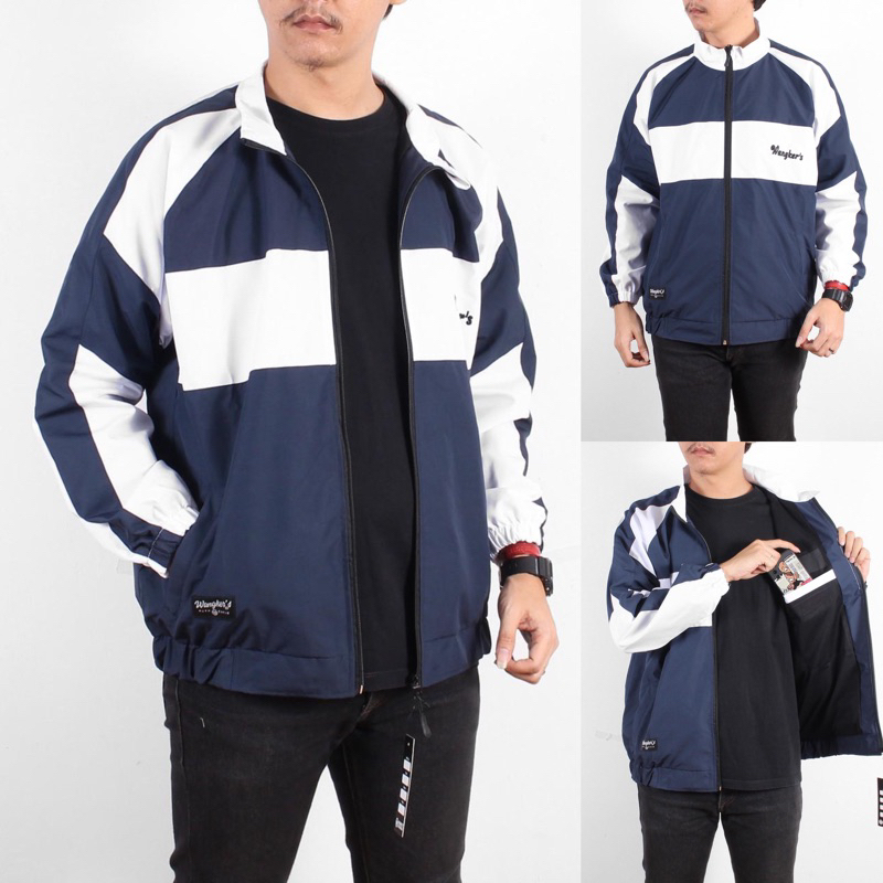 JAKET PARASUT VINTAGE RETRO