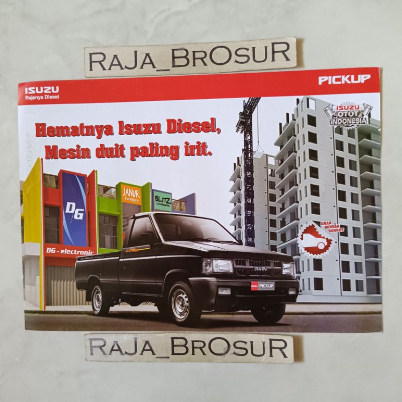Poster brosur katalog flyer Isuzu Panther PickUp Pick Up 2014
