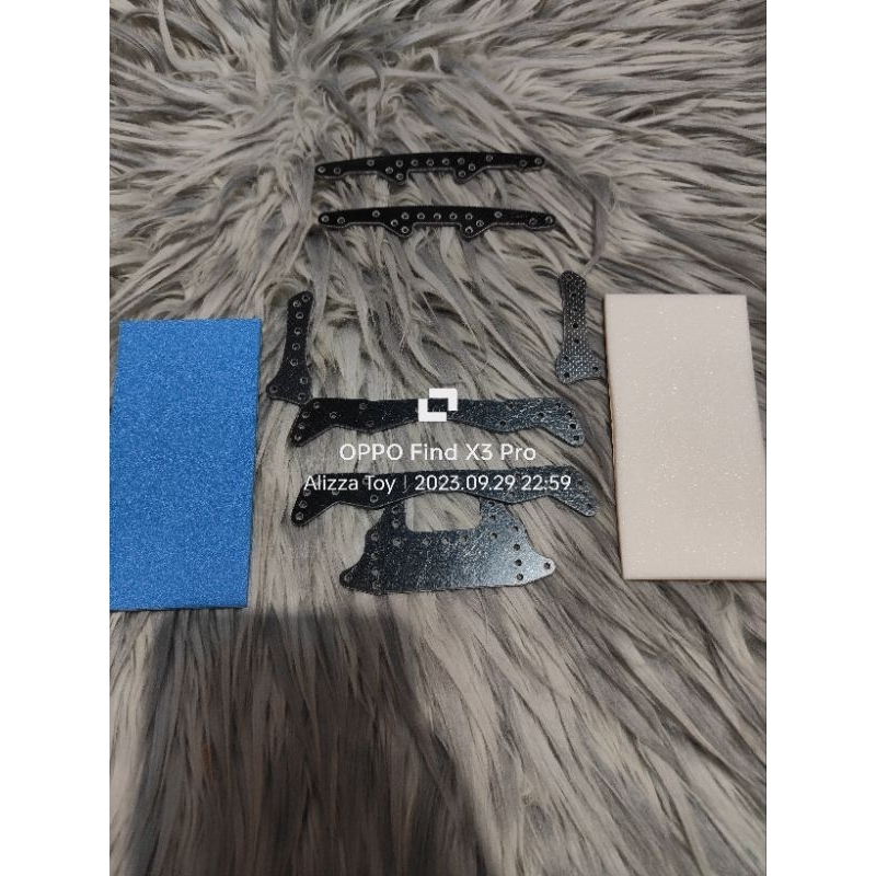 Tamiya Paket Frp Side Damper / Bmax Full Original Tamiya + Brake Sponge Set