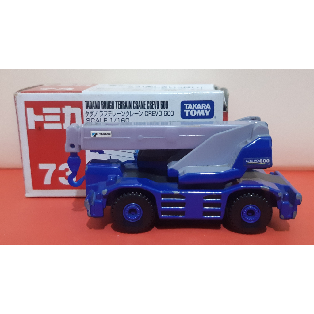 Takara Tomy Tomica 73 Tadano Rough Terrain Crane CREVO 600