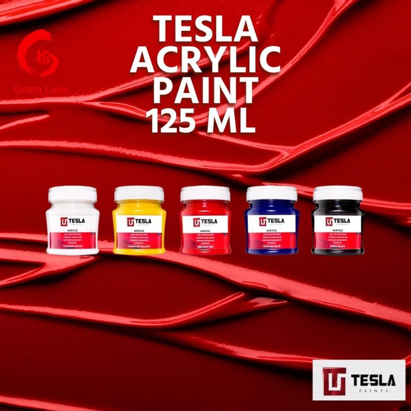 

TESLA PAINT 150 ml / ACRILIK / CAT LUKIS