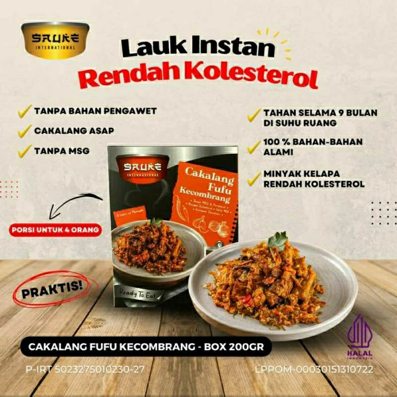 

ORIGINAL - Lauk Instan Cakalang Fufu Kecombrang 200gr Siap Saji