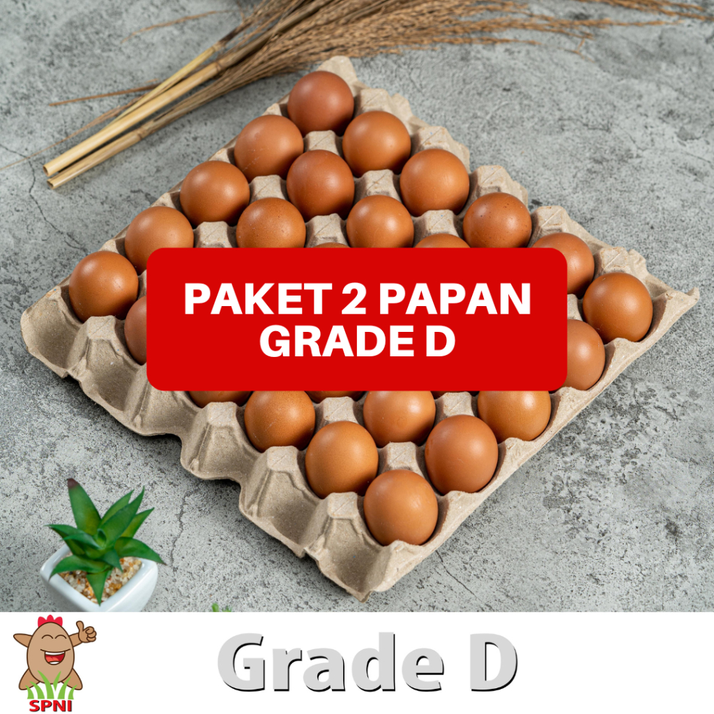 

Telur Ayam SPNI Sedang (Grade D 60 Butir) PAKET 2 PAPAN