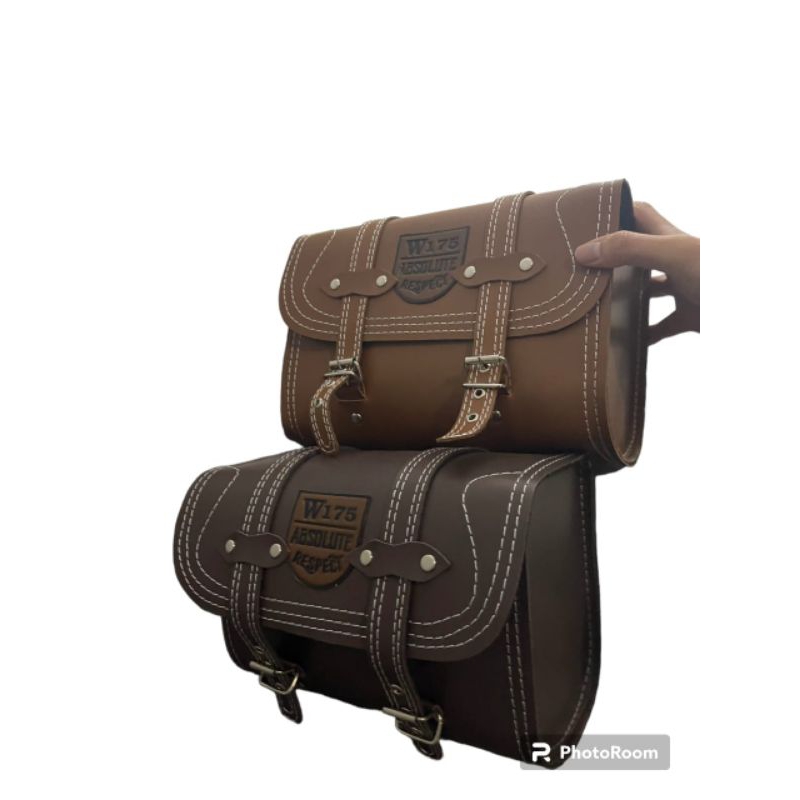 tas motor kawasaki w175. side bag w175