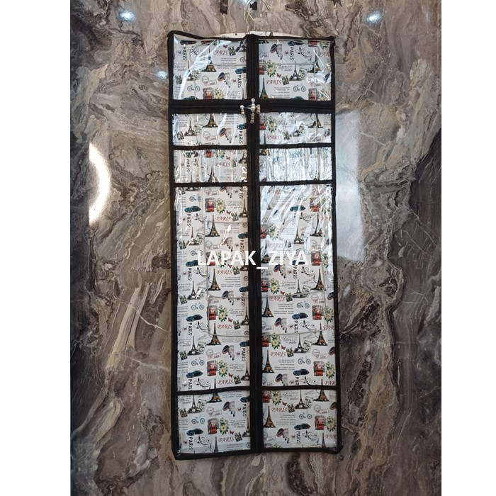 RAK HIJAB JUMBO MOTIF | RAK JILBAB GANTUNG TERTUTUP ANTI DEBU | RAK KERUDUNG GANTUNG MINIMALIS