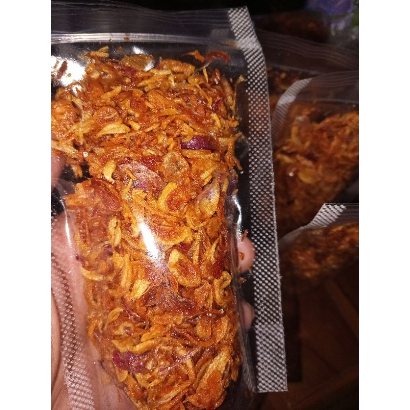 

Bawang goreng kemasan pouch 45gr